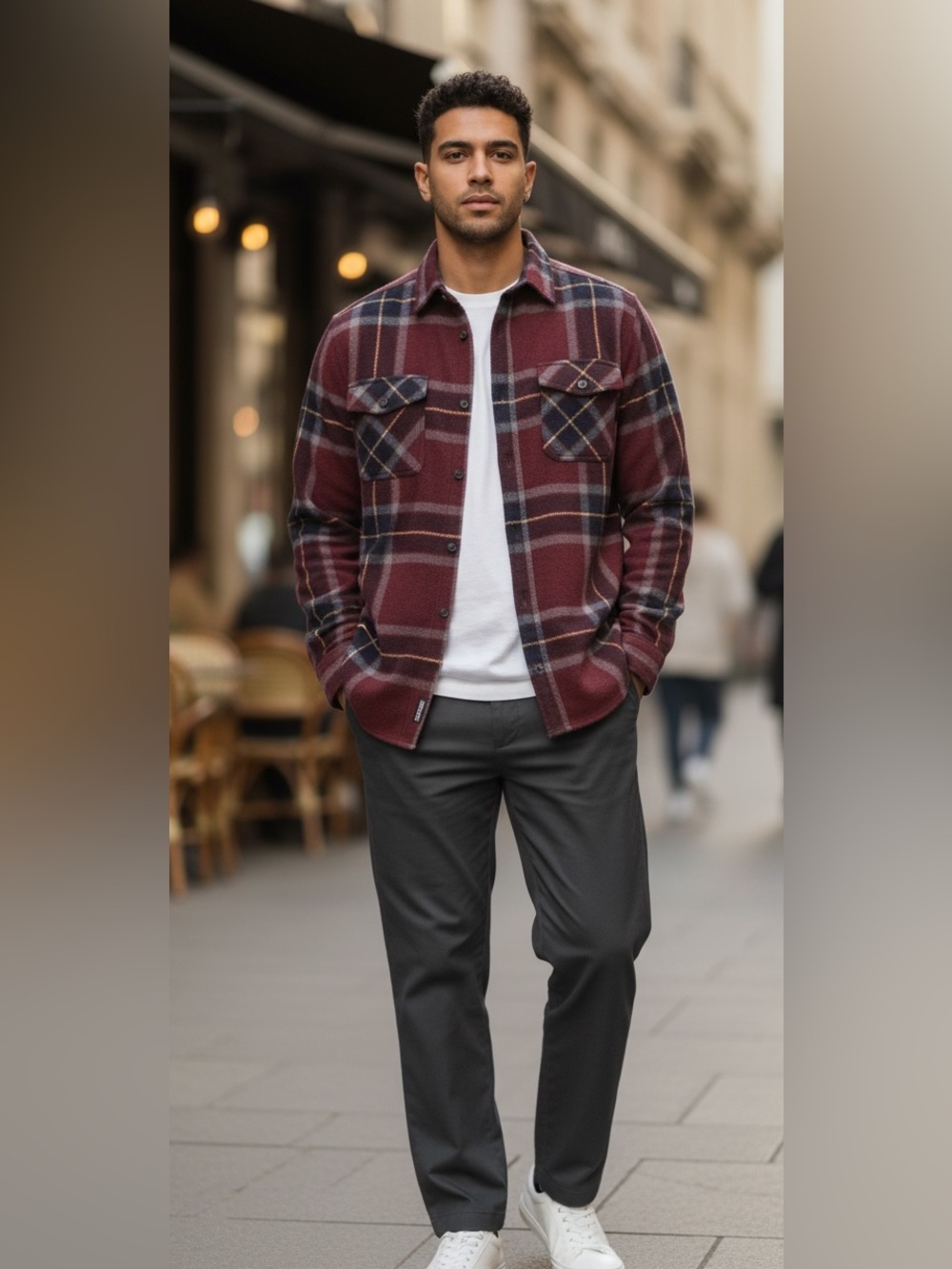 Freedom Foundry Plaid Fleece Shirt NWT | Men’s Large Lightweight Warm Button‑Up